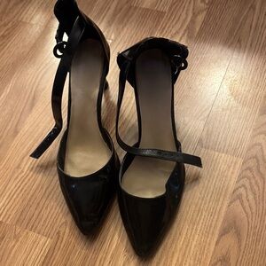 Kelly & Katie Black Patent Heels